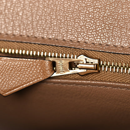 Hermes Madame Calfskin Birkin Sellier 25 Chai 20 of 35