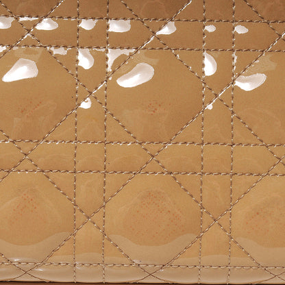 Christian Dior Patent Cannage Large Lady Dior Beige 6 of 9