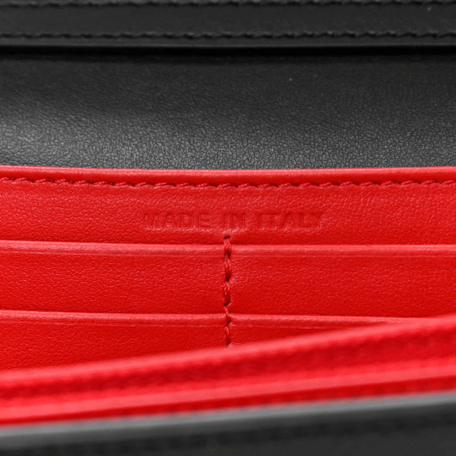 Christian Louboutin Grained Calfskin Spikes Loubinthesky Paloma Wallet On Chain Black Multimetal 7 of 11