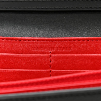 Christian Louboutin Grained Calfskin Spikes Loubinthesky Paloma Wallet On Chain Black Multimetal 7 of 11