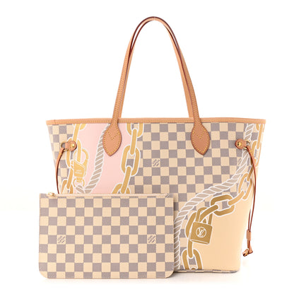 Louis Vuitton Damier Azur Nautical Neverfull MM 1 of 10