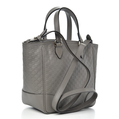 Gucci Microguccissima Small Bree Tote Graphite 3 of 9
