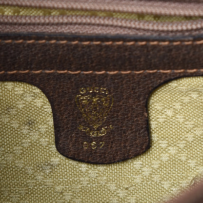 Gucci Monogram Web Shoulder Bag Dark Brown 5 of 29