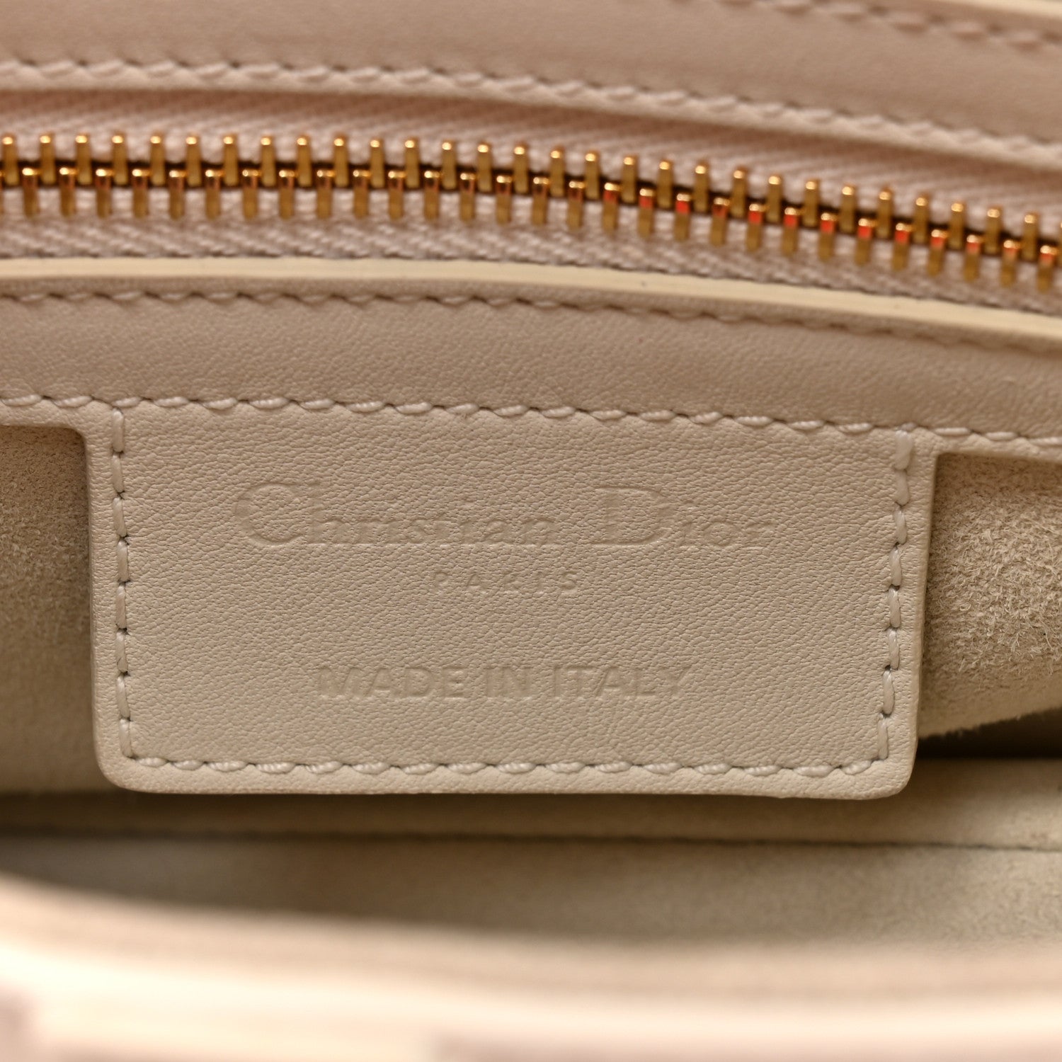Christian Dior Ultra Matte Calfskin Saddle Bag Off White 6 of 14