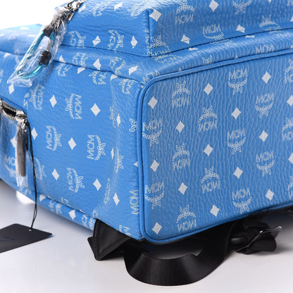 MCM Visetos Medium Stark Backpack Blue 7 of 8