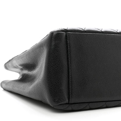 Chanel Caviar Quilted Grand Shopping Tote GST Black 9 of 10