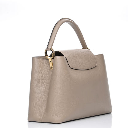 Louis Vuitton Taurillon Capucines MM Galet 3 of 6