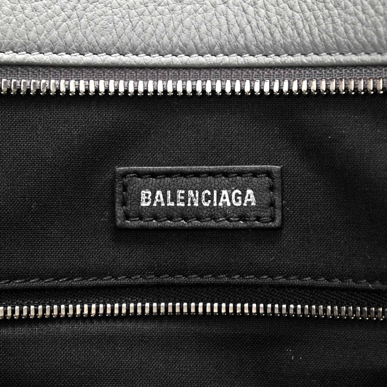Balenciaga Smooth Calfskin Everyday East West Tote Bag Grey Black 6 of 8