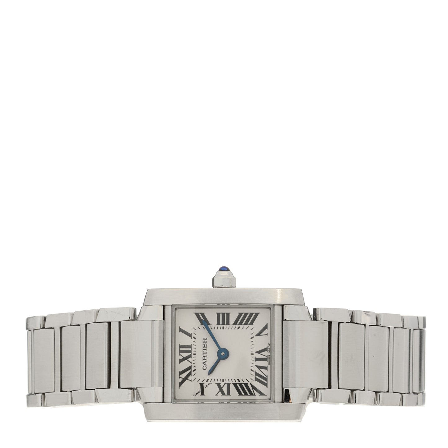 Stainless Steel 20mm Tank Francaise Quartz Watch
