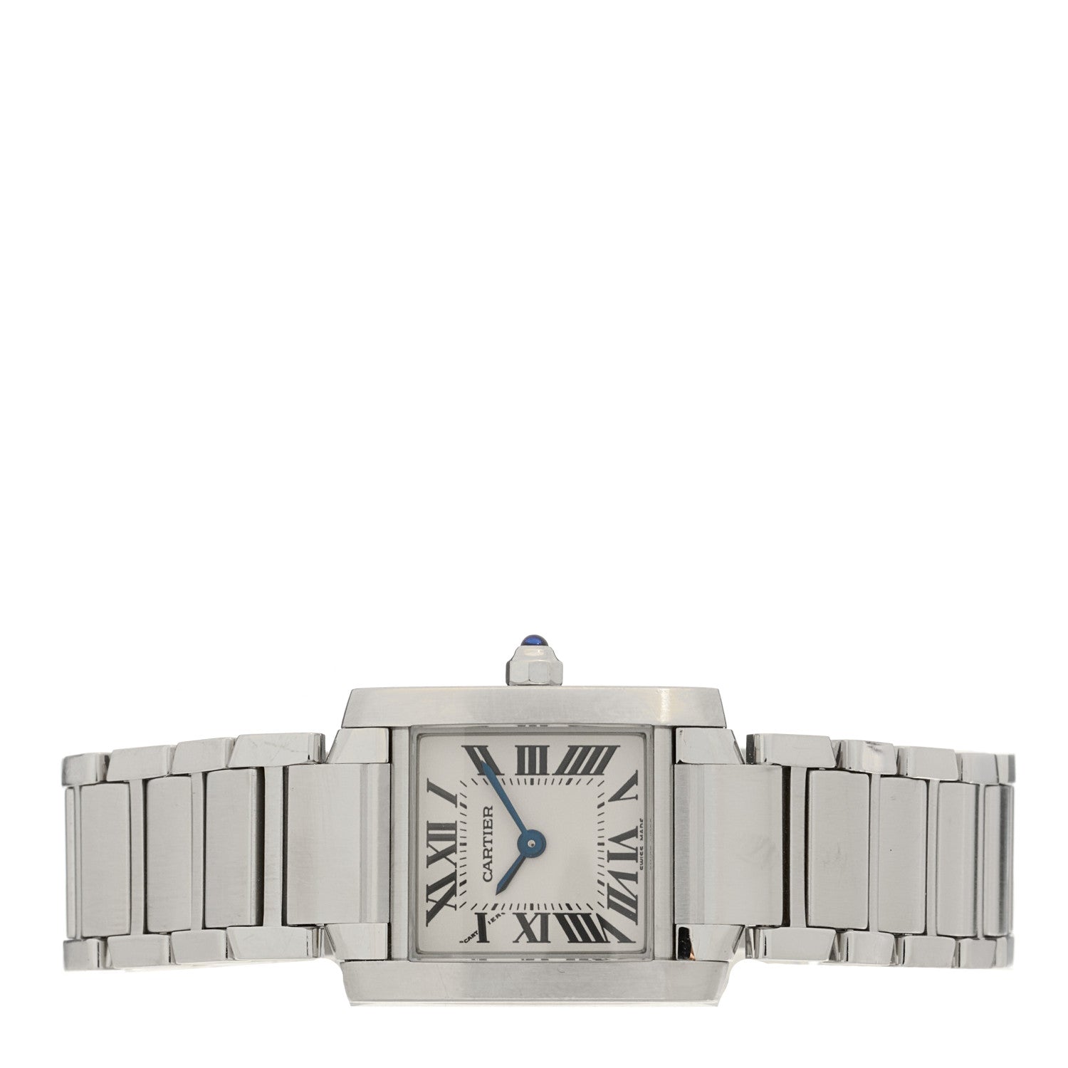 Cartier Stainless Steel 20mm Tank Francaise Quartz Watch 2 of 5