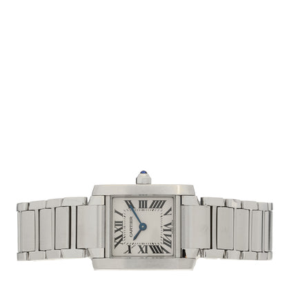 Cartier Stainless Steel 20mm Tank Francaise Quartz Watch 2 of 5