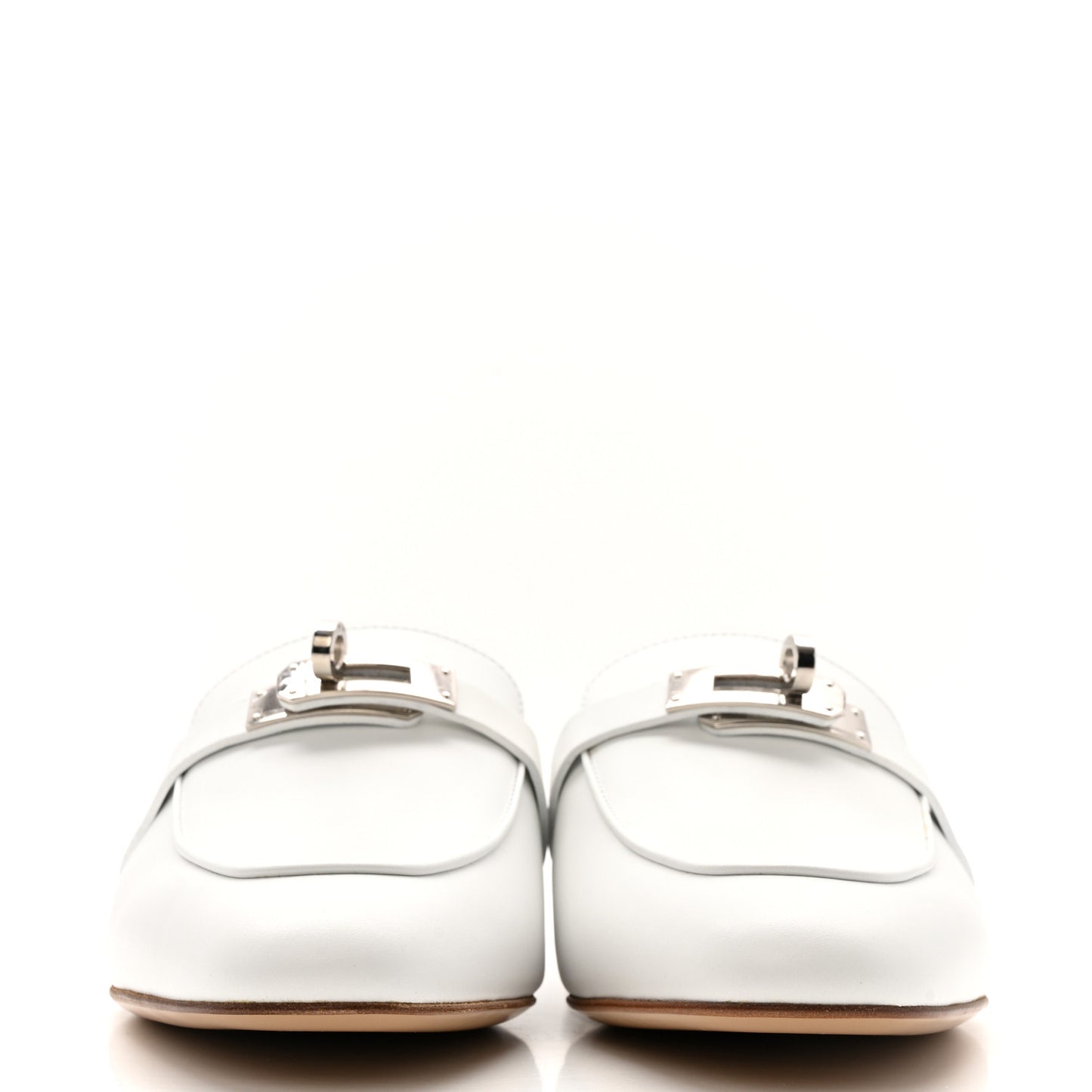 Calfskin Oz Mules 37.5 White