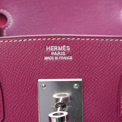 Hermes Epsom Candy Birkin 30 Tosca Rose Tyrien 21 of 33