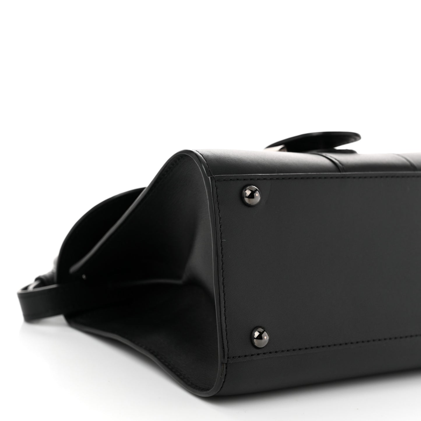 Box Calfskin Mini Brillant Satchel Black
