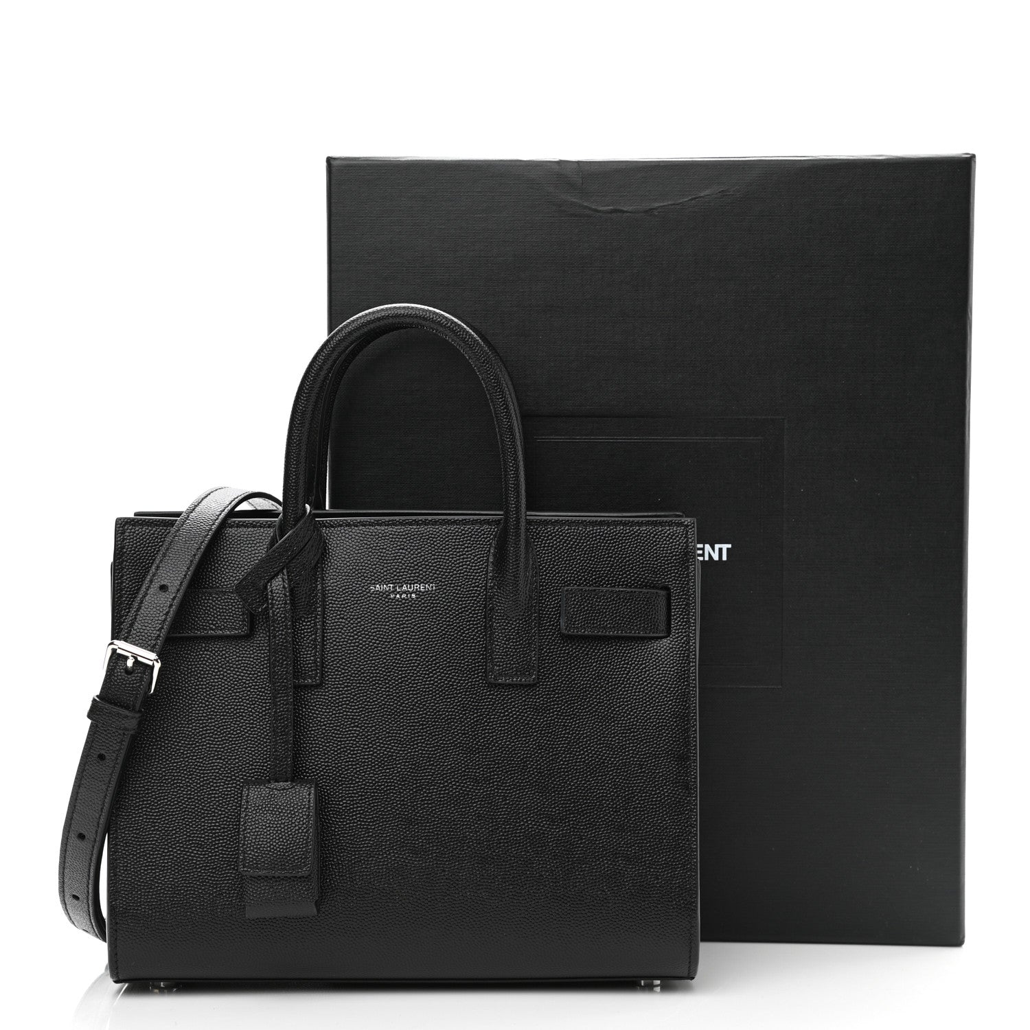 Saint Laurent Grain De Poudre Nano Sac De Jour Black 10 of 10