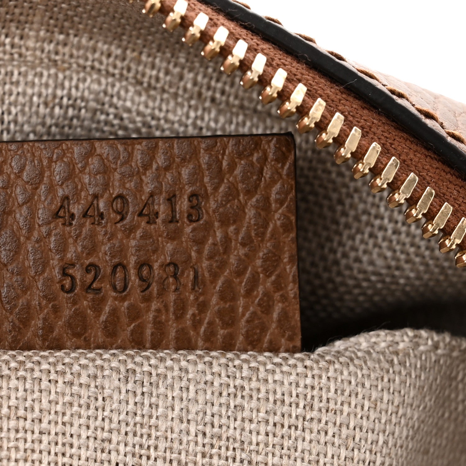Gucci Monogram Mini Bree Messenger Bag Beige Tabacco 7 of 10