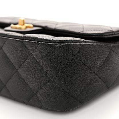 Chanel Caviar Quilted Sweetheart Flap Black 10 of 11