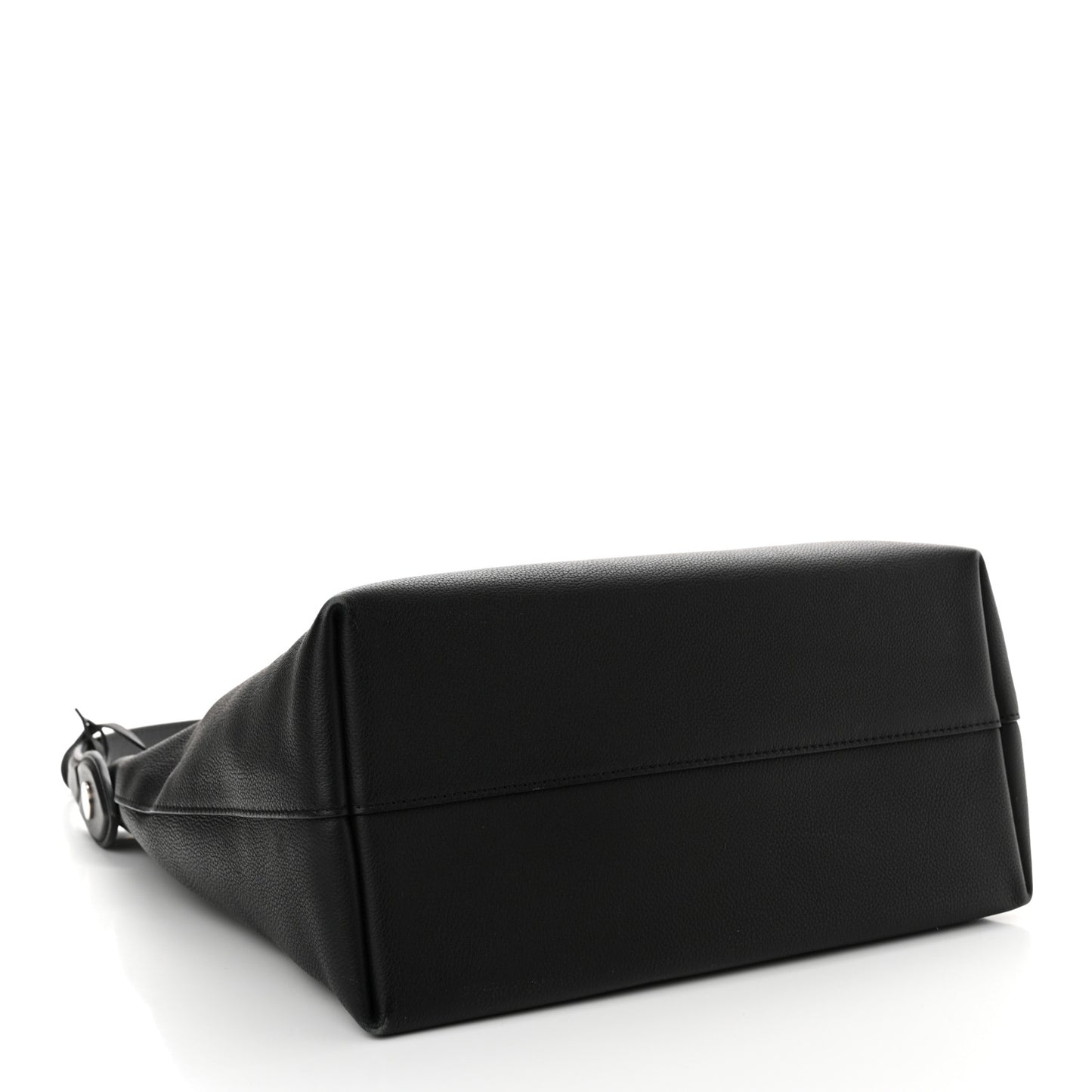 Calfskin Lockme Hobo Black