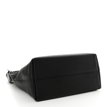 Louis Vuitton Calfskin Lockme Hobo Black 4 of 15