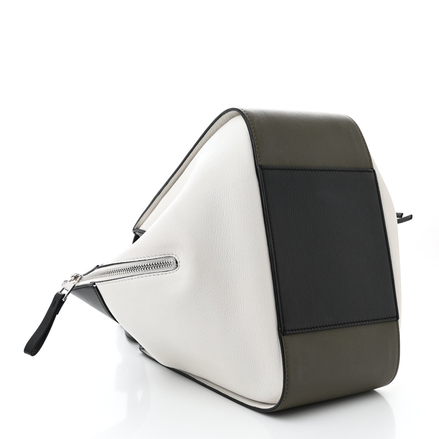 Loewe Calfskin Small Hammock Shoulder Bag Khaki Green Soft White 4 of 11
