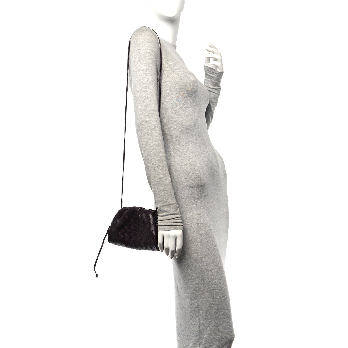 Nappa Intrecciato The Mini Pouch Grape