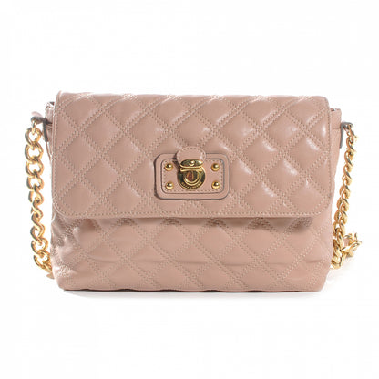 Marc Jacobs Leather Quilted The L Single Shoulder Bag Blush 1 of 8