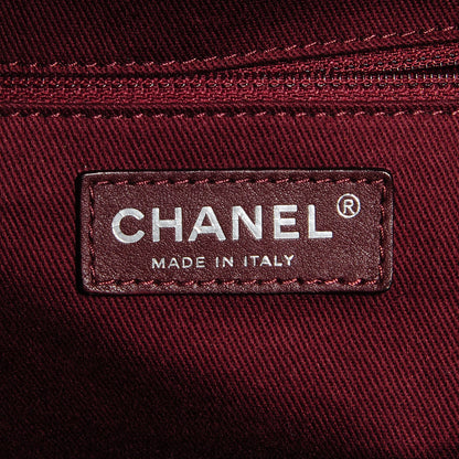 Chanel Iridescent Calfskin Large In the Mix Tote Dark Green 6 of 7