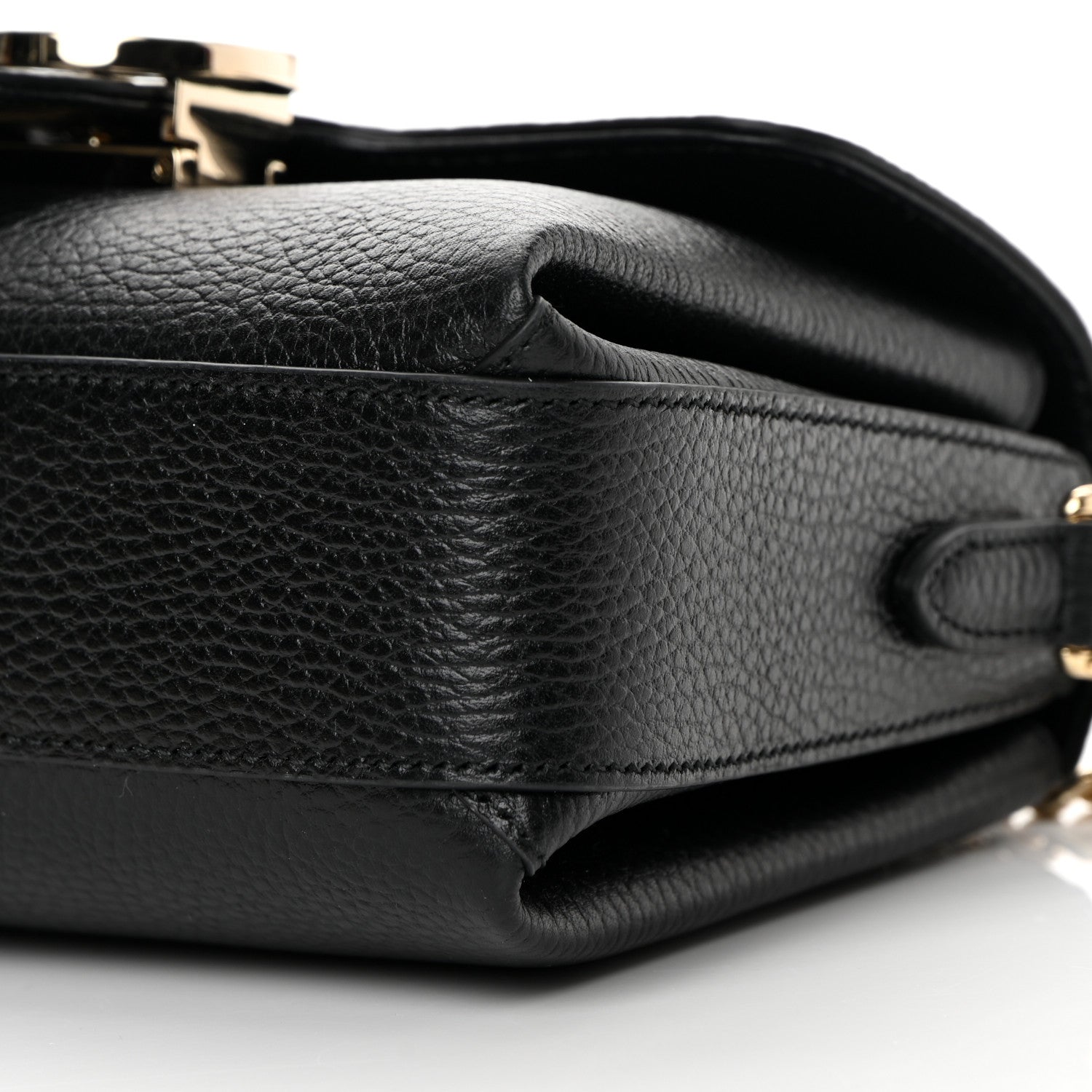 Gucci Dollar Calfskin Interlocking G Crossbody Bag Black 10 of 10