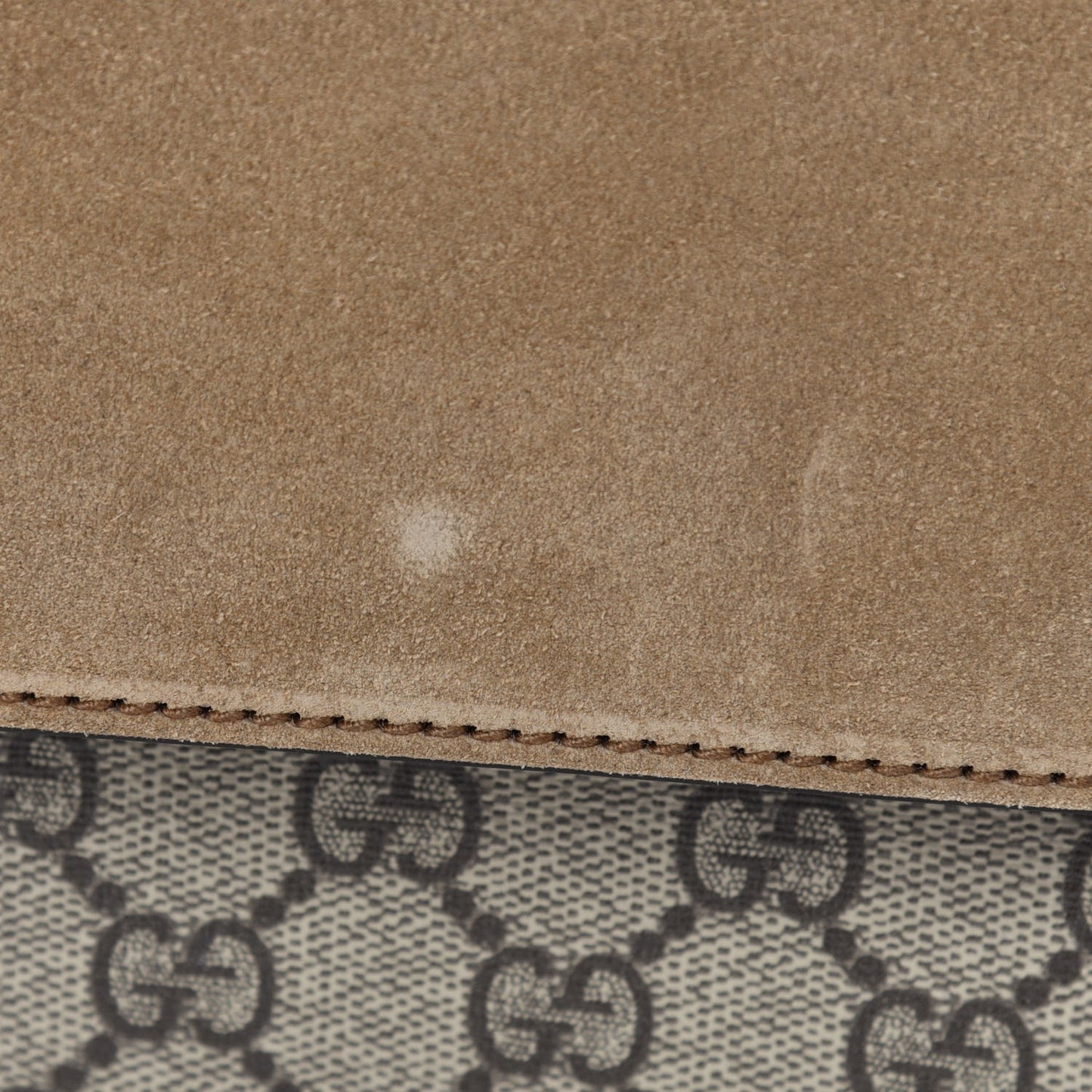 GG Supreme Monogram Small Dionysus Shoulder Bag Taupe