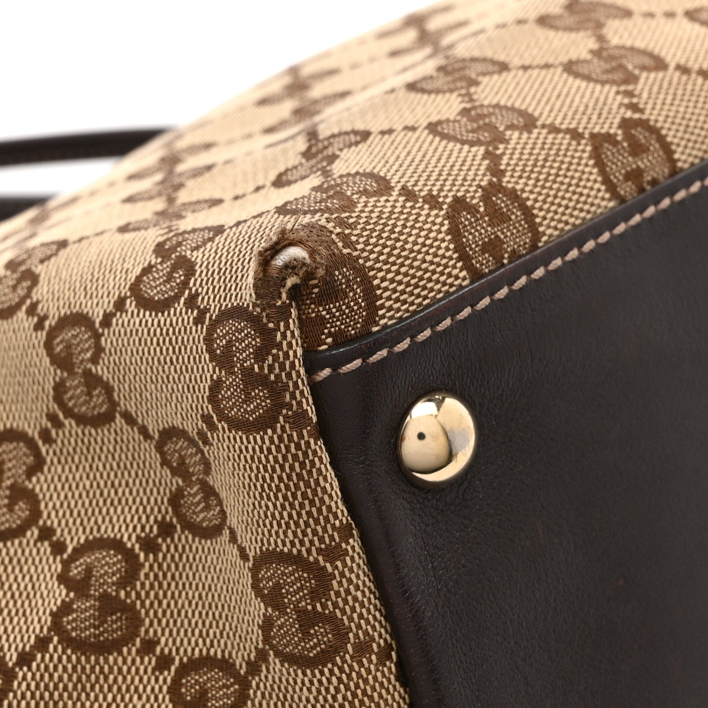 Monogram Medium New Britt Tote Brown