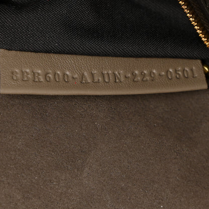 Fendi Chenille Vitello Seta FF Embroidered Baguette Tortora 7 of 12