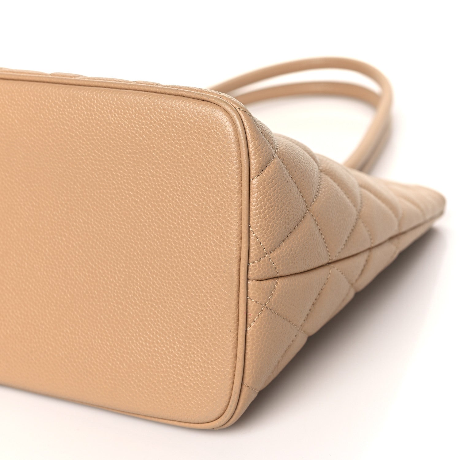 Chanel Caviar Quilted Medallion Tote Beige 10 of 13