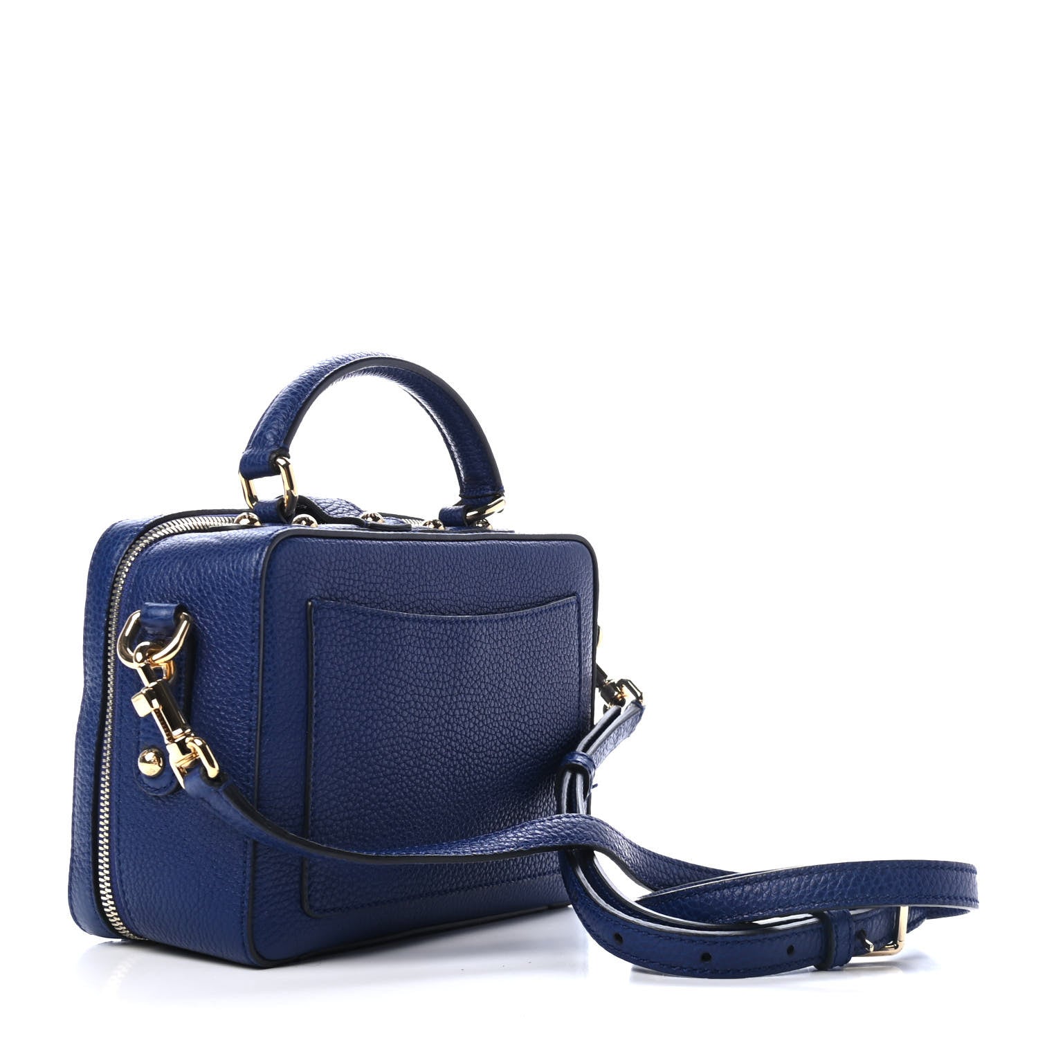 Dolce & Gabbana Calfskin Miss Bonita Box Bag Blue 2 of 4