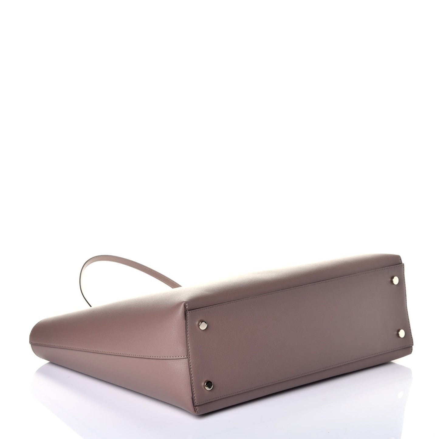 Grainy Calfskin JC Tote Light Taupe