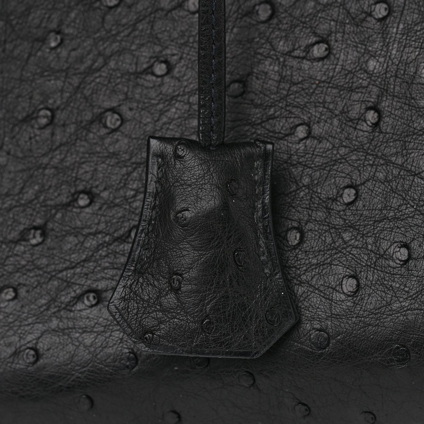 Ostrich Birkin 30 Black