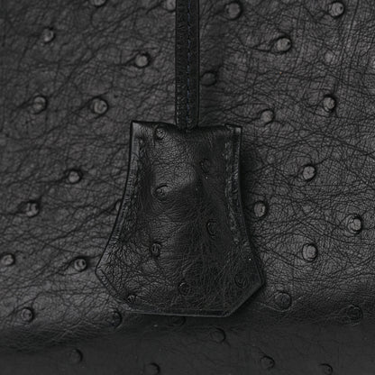 Hermes Ostrich Birkin 30 Black 31 of 41