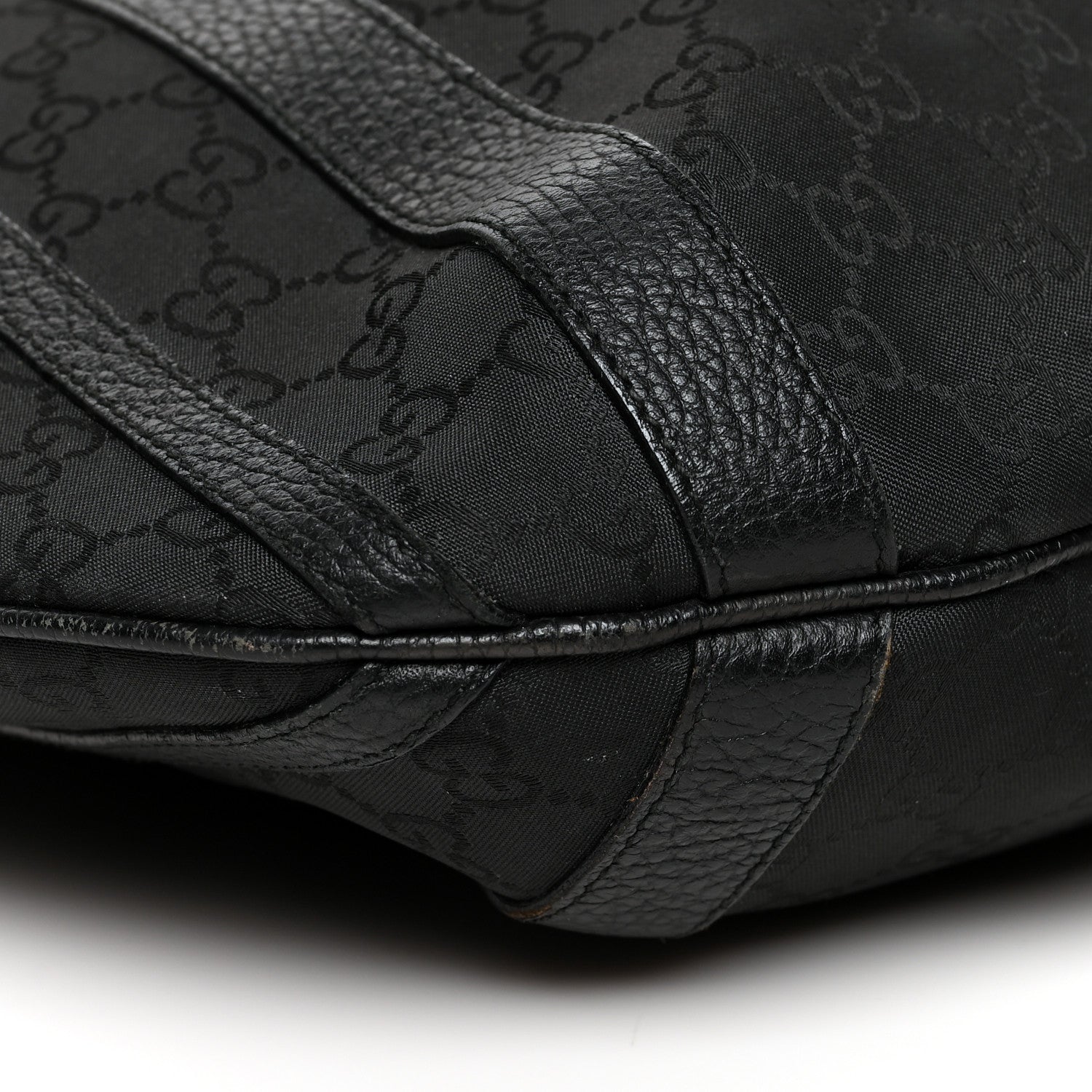 Gucci Monogram Medium Abbey Convertible Tote Black 9 of 15