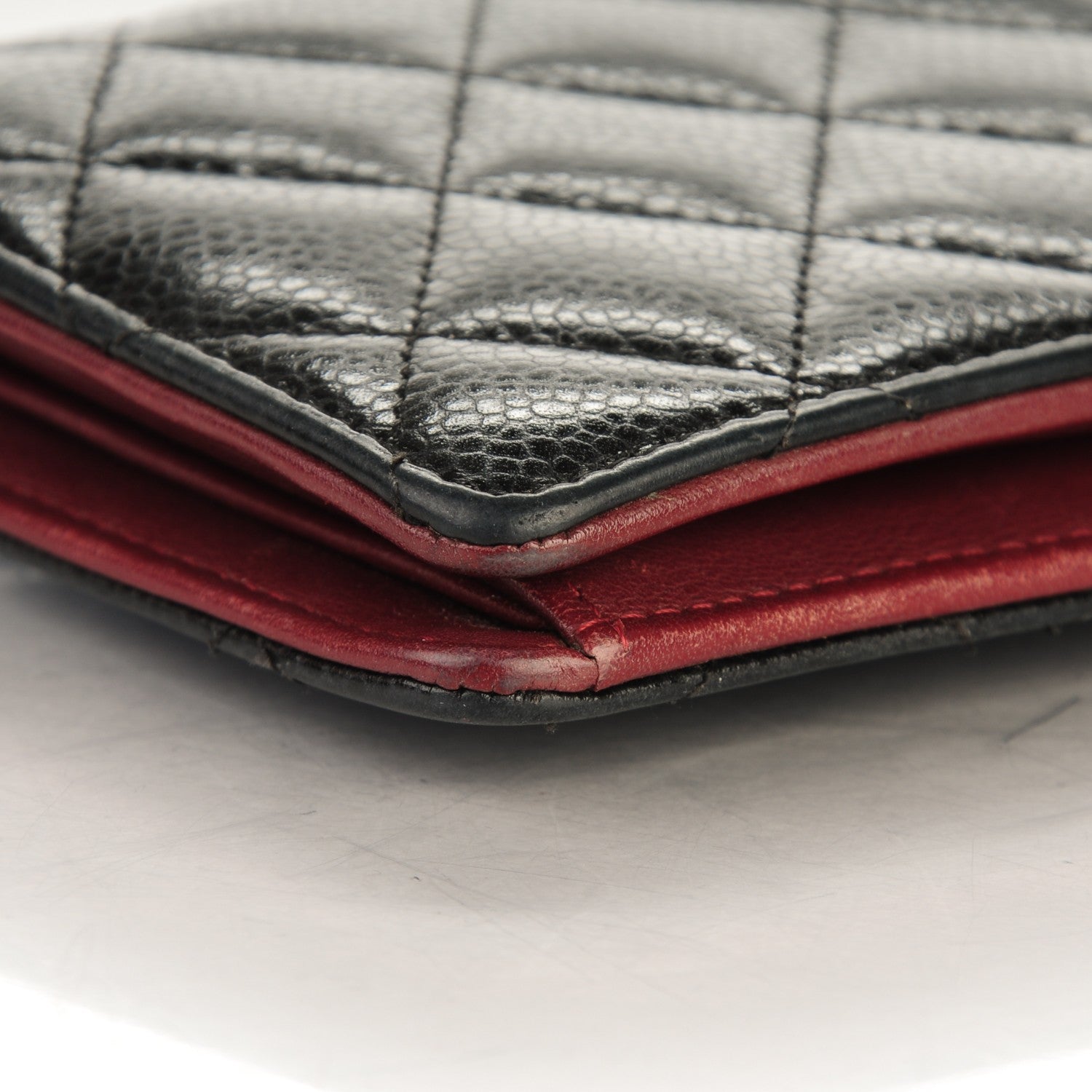 Chanel Caviar Quilted Yen Wallet Black 9 of 9