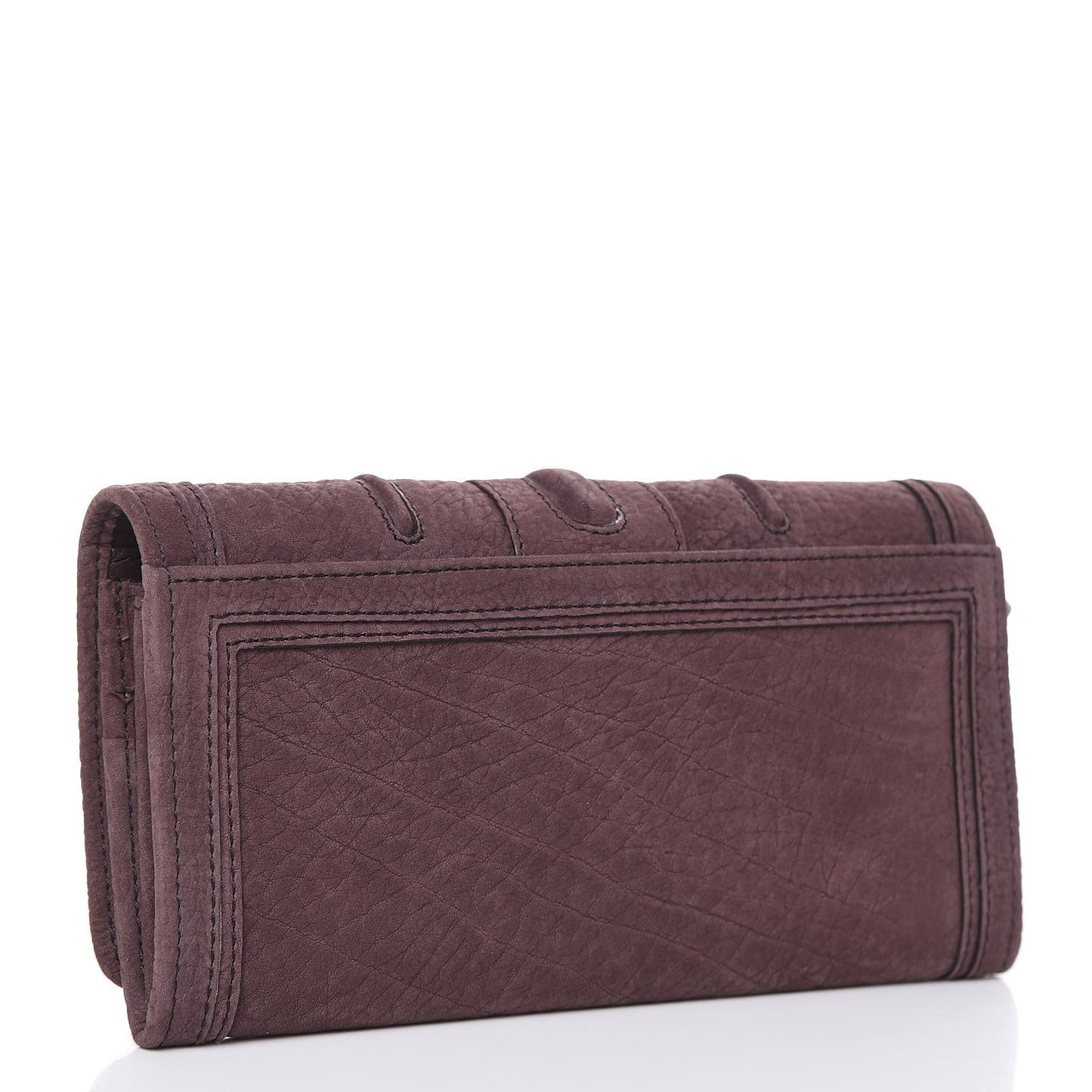 Luggage Suede Penrose Continental Wallet Dark Heather