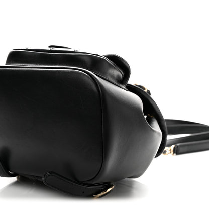 Chanel Lambskin Quilted Small Duma Drawstring Backpack Black 9 of 9