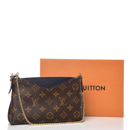 Louis Vuitton Monogram Pallas Clutch Blue Marine 11 of 11