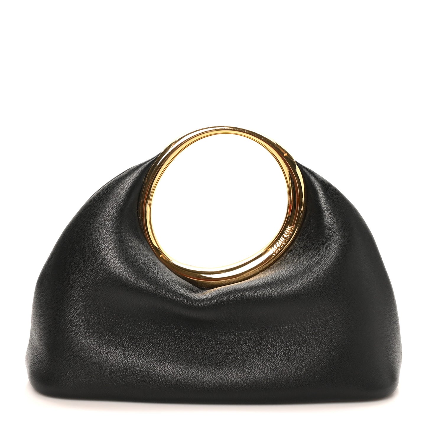 Lambskin Le Petit Calino Ring Top Handle Bag Black