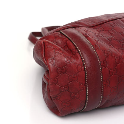 Gucci Guccissima Shoulder Bag Red 8 of 10