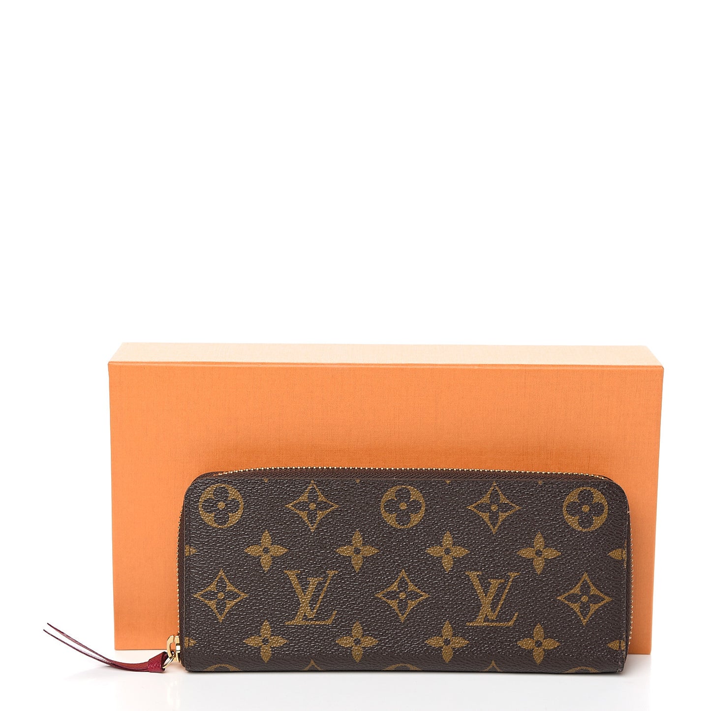 Monogram Clemence Wallet Fuchsia
