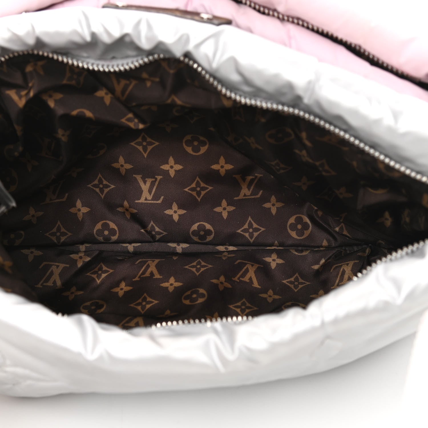 Louis Vuitton Econyl Monogram Pillow Maxi Multi Pochette Accessories Silver Pale Pink 6 of 14