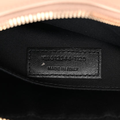 Saint Laurent Calfskin Matelasse Monogram Lou Camera Bag Dark Latte 6 of 12