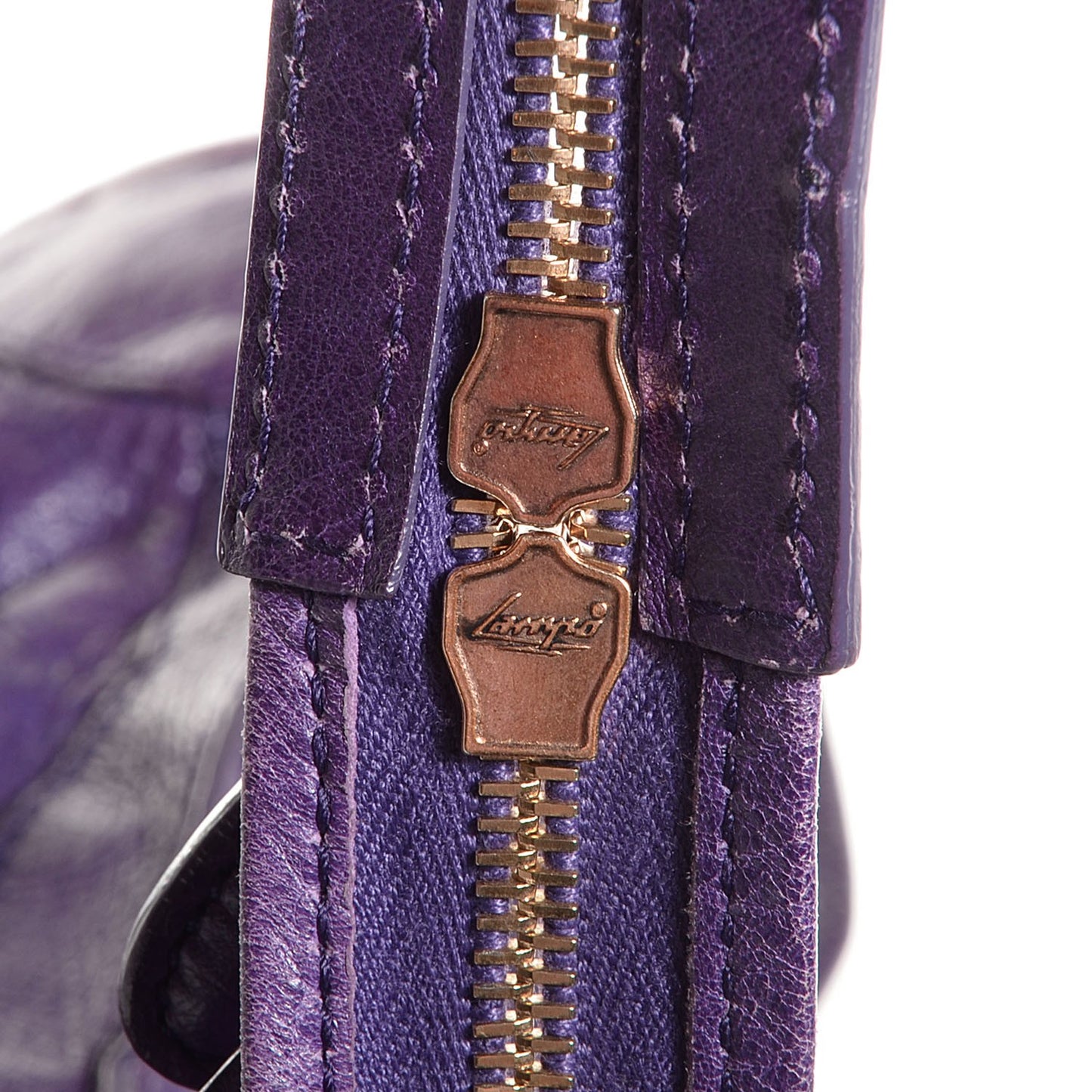 Agneau Giant 12 Rose Gold Hardware City Dark Violet