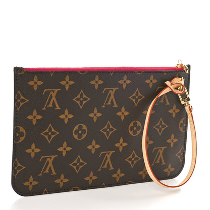 Louis Vuitton Monogram Neverfull MM GM Pochette Pivoine 3 of 8
