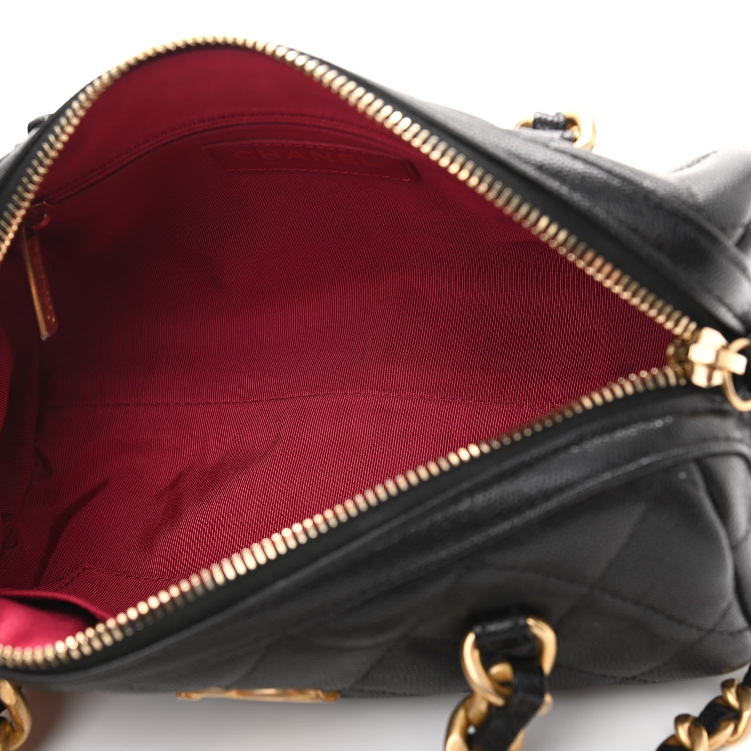 Chanel Caviar Quilted Small Fashion Therapy Bowling Bag Black 4 of 10