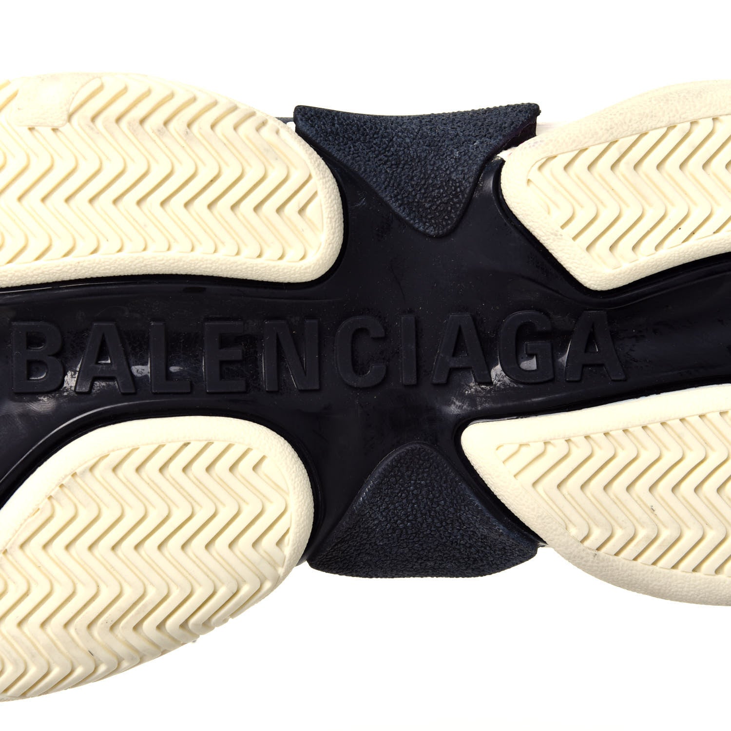 Balenciaga Fabric Mesh Womens Triple S Sneakers 40 Fluo Pink Grey White 8 of 8